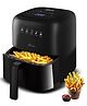 INALSA Air Fryer 3.5 ltr|1400 W with Air Crisp Technology|Temperature & Timer Control|8 Preset Menu & Digital Display|Air fry, Bake,Roast,Reheat,Dehydrate|Airfryer Recipe book-NutriFry 3.5