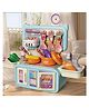 Happy Hues Mini Role-Play Kitchen Toy with Mist-Spray Stove & Working Faucet, Pretend Food Accessories for Boys & Girls - 3+ Years