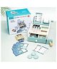 Happy Hues Wooden Cash Register Playset  Educational Toy with Card Scanner, Coins & Banknotes, Encourages Counting, Math & Social Play Ages 3+- Boys & Girls