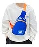 Bembika Baby Essential Adorable And Functional Baby Shoulder Bag For Kids, Small Bags For Girls & Boys, Stylish Daypack Cross Body Sling Bag - Navy Blue