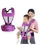 Bembika Baby Carrier Newborn to Toddler with Hip Seat Multiple Positions Soft Baby Holder Kangaroo Bag Sling Carrier For All Seasons Infant Carrier - Magenta