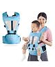 Bembika Baby Carrier Newborn to Toddler with Hip Seat Multiple Positions Soft Baby Holder Kangaroo Bag Sling Carrier For All Seasons Infant Carrier - Sea Green