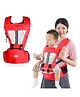 Bembika Baby Carrier Newborn to Toddler with Hip Seat Multiple Positions Soft Baby Holder Kangaroo Bag Sling Carrier For All Seasons Infant Carrier - Red
