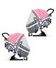 Bembika Baby Stroller Mosquito Net Cover - White