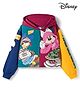 Pine Kids Disney Terry Knit Full Sleeves Hooded Sweatshirt With Minnie & Friends Graphics - Multicolor
