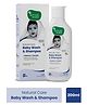 Mother Sparsh Natural Care Baby Wash & Shampoo | Baby Head to Toe Wash | Tear Free Formula With Organic Coconut Oil, Calendula & Avocado | Suitable for Newborn Sensitive Skin - 200 ml