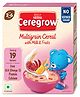 Nestle Ceregrow With NO Refined Sugar | Multigrain Cereal with Milk & Fruits | with Iron, Omega 3, Protein, Calcium | 19 Nutrients | 300g, Bag-in-Box Pack