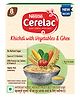 Nestle Cerelac Baby Food Cereal | No Refined Sugar | Khichdi with Vegetables & Ghee for 8 to 24 Months Baby | Iron Protein Calcium Vitamin D for Babies | Instant Cereal | 300g