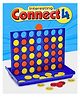 Fiddlerz Mini Connect 4 Board Game for Kids Strategy Game with 42 Discs Learning Educational Toy for Brain Development Family Fun Indoor Game for Age 3+