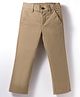 US Polo Assn Cotton Knit Full Length Solid Color Trouser - Khaki