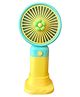 New Pinch  Mini USB Portable Handled Fan - 3 Speed Adjustable Fan USB Rechargeable, Quiet Operation, Battery Life, Ideal for Camping, Hiking, Office, Kitchen and Makeup- PACK OF 1- COLOR MAY VARY