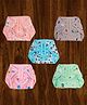 Mittenbooty Hosiery Printed Padded Nappies Pack of 5 Newborn