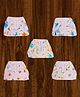Mittenbooty Printed Muslin Nappies Pack of 5 Newborn
