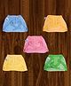 Mittenbooty Muslin Colored Nappies Pack of 5 Small