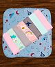 Mittenbooty 100% Cotton Hosiery Baby Wash cloths or Hankies Pack of 8 Coloured