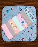 Mittenbooty 100% Cotton Hosiery Baby Wash cloths or Hankies Pack of 8 Coloured