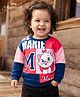 Babyhug Disney Terry Knit Drop Shoulder Full Sleeves Sweatshirt With Marie Graphics - Multicolor