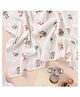 CUGO Bamboo Cotton Muslin Swaddle - Royal little elephants
