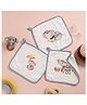 Bamboo Cotton Muslin Wash cloth - Royal little elephants