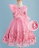 Mark & Mia Woven Sleeveless Party Dress with Embroidery & Sequin Detailing - Pink