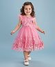 Mark & Mia Woven Sleeveless Party Dress with Embroidery & Sequin Detailing - Pink