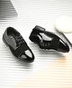 Stefens Solid Oxford Shoes - Black