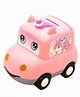 Rushabh Novelty Cute car shaped coin box with number lock featue Coin box S-295 Peach