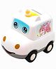 Rushabh Novelty Cute car shaped coin box with number lock featue Coin box S-295 White