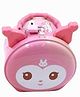 Rushabh Novelty Cute coin box with lock and handle Metal Coinbox S291 Peach