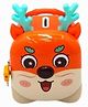 Rushabh Novelty Cute bear themed coin box with lock and handle Coin Box S278 Orange