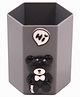 Rushabh Novelty Teddy bear design pen stand Penstand 8706-Grey Teddy Bear