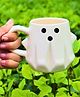 WEAVING HOMES Spooky Ghost Mug With beautiful White Color Drinkware Mug 220 ml
