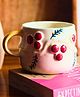 WEAVING HOMES Cherry Mug With beautiful White Color Drinkware Mug 210 ml