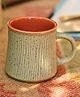 WEAVING HOMES Olive Etching Chai Cup - Set of three With beautiful Olive Color Drinkware Mug 200 ml