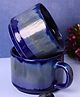 WEAVING HOMES Royal Blue Chai Cup - Set of Four With beautiful Blue Color Drinkware Mug 150 ml