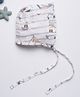 Cocoon Care 100% Bamboo Muslin Woven Nautical Theme Printed Cap - 35 Cm - Off White