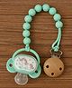 Badal Kidz Stylish Baby Pacifier with Clip Chain - Soft, Safe & BPA-Free - Green
