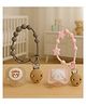 Badal Kidz Stylish Baby Pacifier with Clip Chain - Soft, Safe & BPA-Free (pack of 2)-Pink & Grey