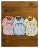 Badal Kidz Premium Imported Knot Frill Baby Bibs - Super Soft, Large Size, Cute Designs (Set of 6)