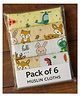 Badal Kidz Premium Muslin Baby Hanky - Ultra Soft, Absorbent, Multipurpose Cloth for Newborns & Infants Set of 6