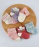 Kidofash Cotton Set of 6 Bunnies & Floral Printed Socks - Multi Colour