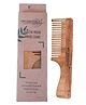 OROSSENTIALS Oil Treated Kacchi Neem Handmade Wooden Handle Single Teeth Comb(ORO-005)
