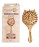 OROSSENTIALS Cat Ear Shape Travel Friendly Bamboo Bristles Hair Brush(ORO-016)