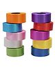 Asian Hobby Crafts Plastic Curling Ribbon, Multicolor, Pack of 10, Size : 1 inch