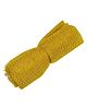 Asian Hobby Crafts Flower Mesh Net Fabric, Golden - 7 Meters