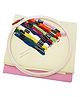 Asian Hobby Crafts Embroidery Kit for Beginners,Cross Stitch Embroidery  Complete DIY Kit with Materials and Tutorial Pages (Color-Pink, Cream)