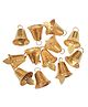 Asian Hobby Crafts Golden Craft Bells - Set of 25 Pcs, Size - 2.5 cm