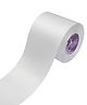 Asian Hobby Crafts Satin Ribbon - White, Size : 3 Inch, 25 Meter