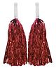 Asian Hobby Crafts Pom Poms for Cheerleading - Red, Pack of 2 Size :10