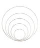 Asian Hobby Crafts Metal Craft Hoop Rings-  Set of 5 (Size : 4, 6, 8, 10, 12 inch)